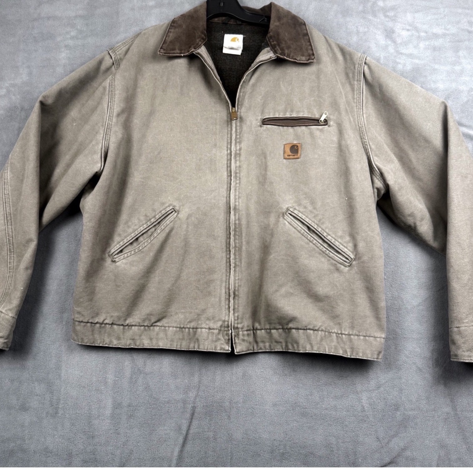 Vintage Carhartt J97 Des Detroit Jacket Mens Xl Desert Blanket Lined Made In Usa